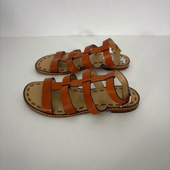 Michael Kors Leather Gladiator Sandals Light Brown Adjustable Strap Size 7 - Picture 2 of 11
